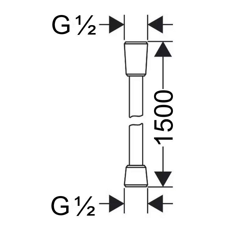 Схема товара Душевой шланг PL48-6