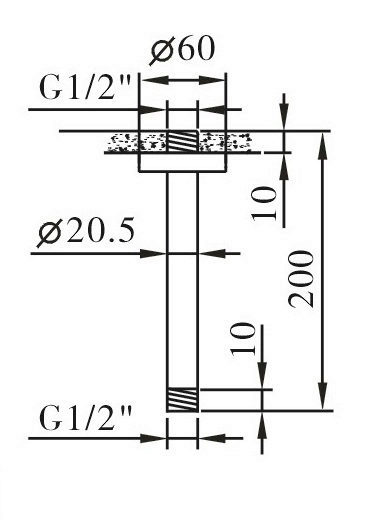 Схема товара Излив PL79/20