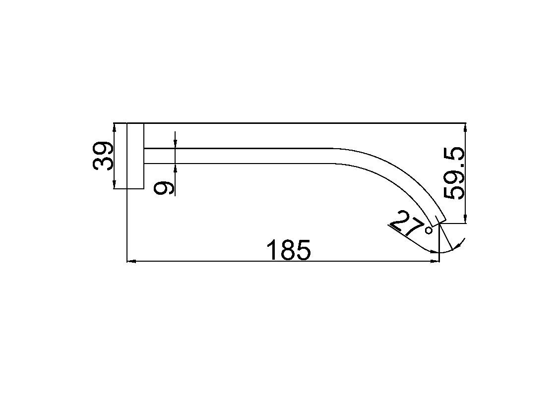 Схема товара Излив PL74