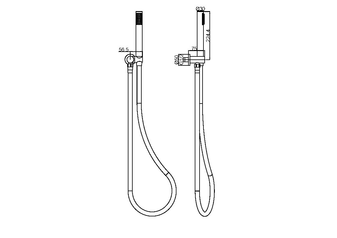 Схема товара Душевой гарнитур PL6101