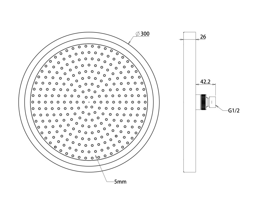 Схема товара Тропический душ PL116-30-26