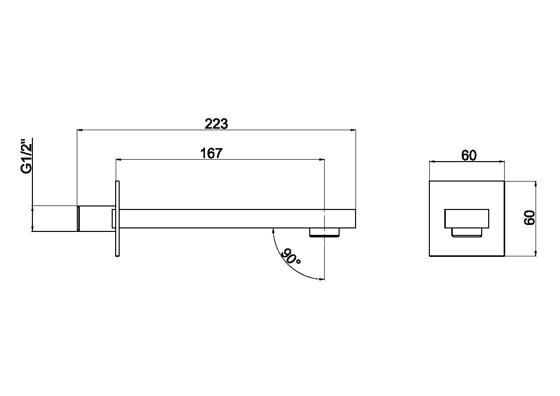 Схема товара Излив PL73