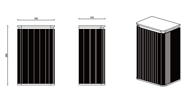 Схема товара Пенал PL-SMC17-50LWD